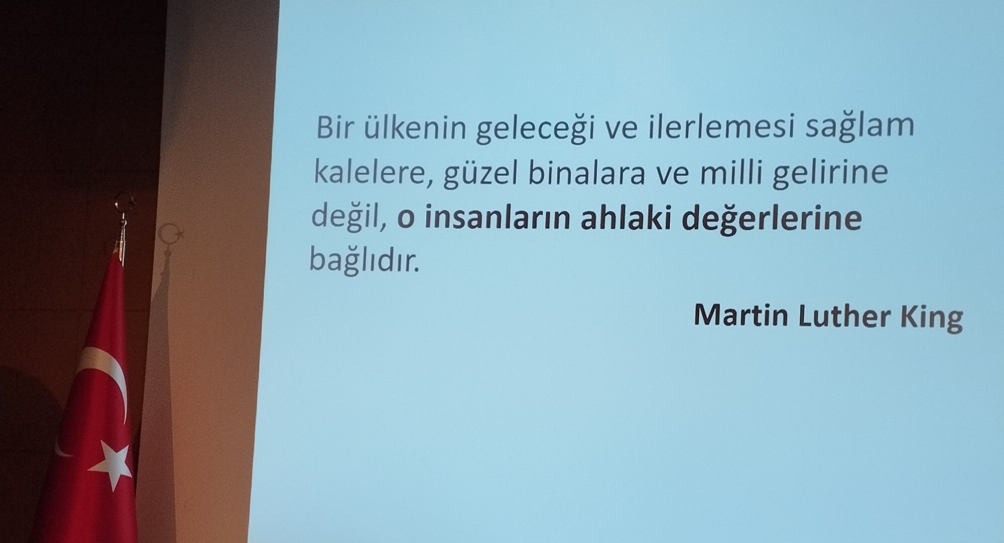 Kamu Sektöründe Etiğin Güçlendirilmesi eğitimi yapıldı