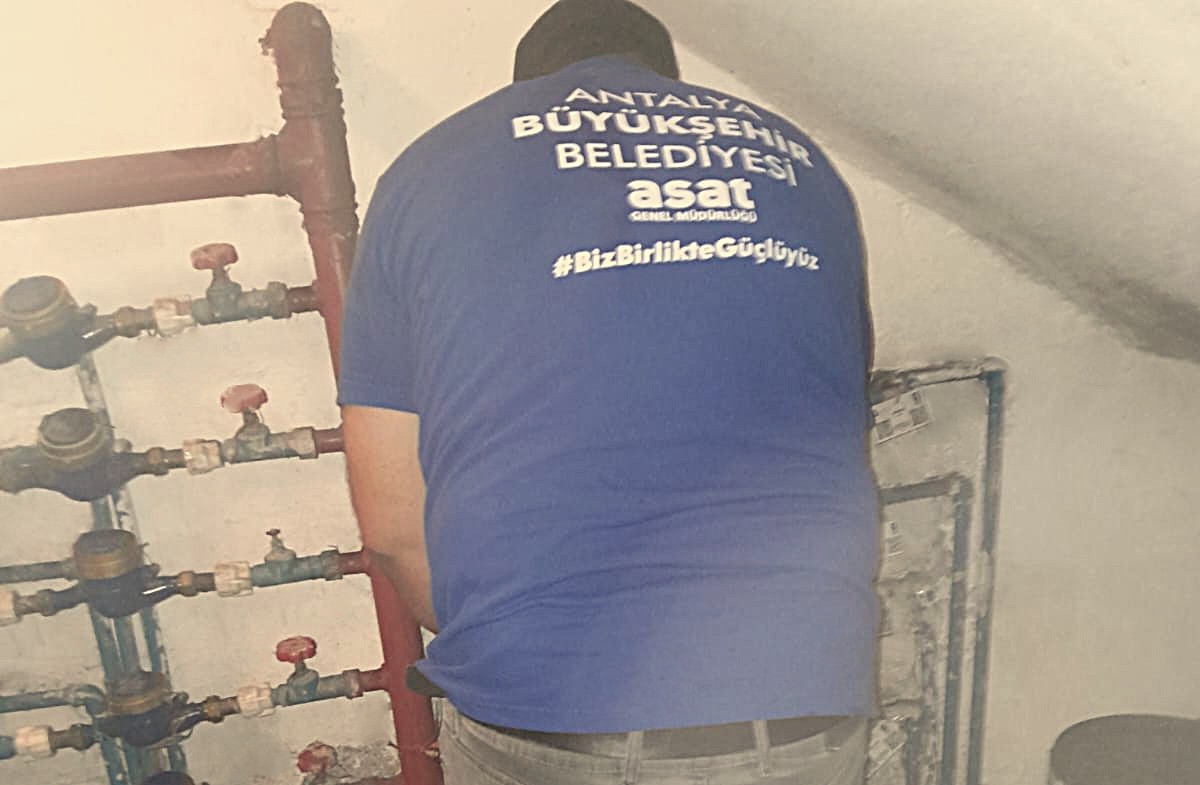 ASAT bina su sayaçlarını değiştirdi